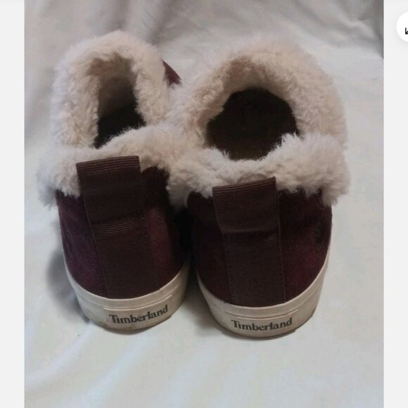 Timberland Skyla Bay Womans Shoes size 8 lined slip ons maroon - Picture 4 of 4